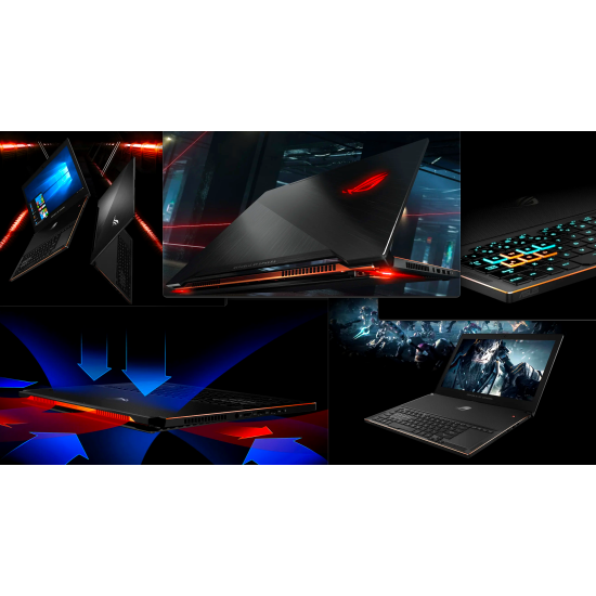 Gamingowy ASUS Zephyrus Ośmio-i7 Nvidia1080-8GB Ram24 SSDm2 IPS-144 W11 Do Gier