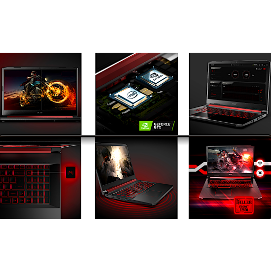 Gamingowy Laptop Acer Nitro 5 Ośmio-9gen i5 SSD/m2 Nvidia 8GB Win11 Do Gier Pracy