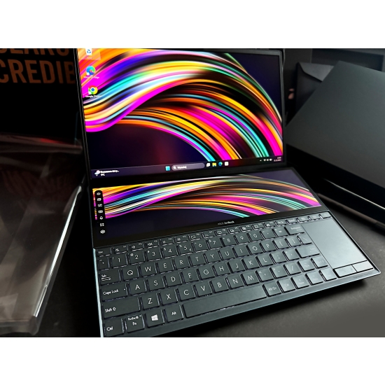 Laptop Asus ZenBook Duo Core i7 Nvidia 16GB SSD-1TB 2-ekrany Dotykowy Jak Nowy