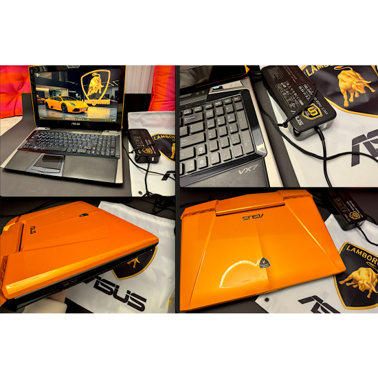 Unikat Laptop Lamborghini VX7 Ośmio i7 SSD-1TB NVIDIA Ram-16GB Gamingowy